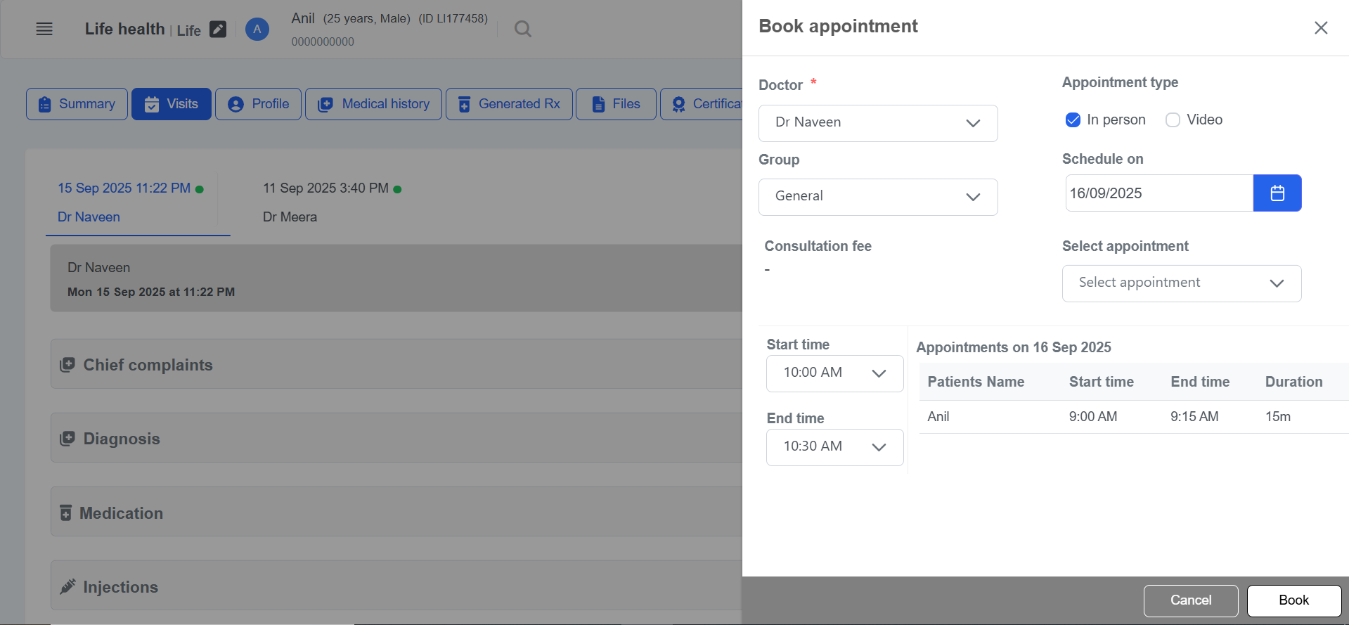 Doctor Appointment Booking & Scheduling